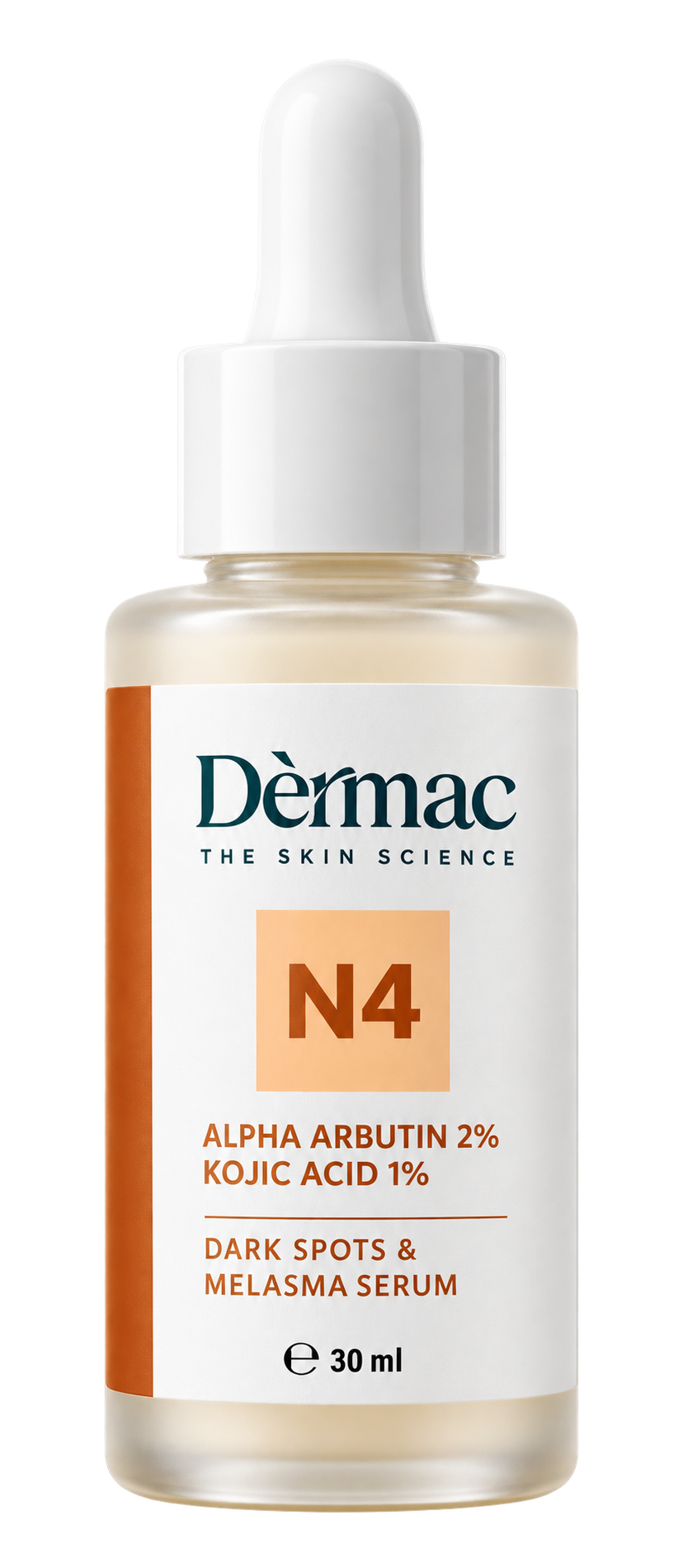 Dermac N4 Dark Spots & Melasma serum bottle